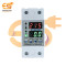 LE-VAP 63A 230V Dual Display Voltage Current Protector with Auto Re-connect LED Display